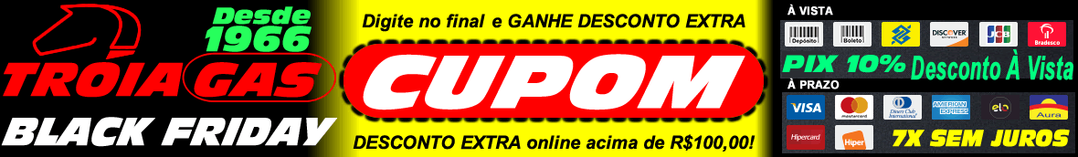 BLACK EM 7X Sem Juros ou 10% Desconto do PIX