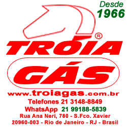 TROIAGAS Site e Telefones
